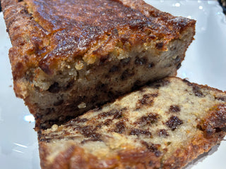 Chocolate Chip Banana Bread Loaf (8-10 Slices)